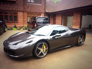 A gorgeous Ferrari after a valet from mmvaleting - car valeting and detailing in Buckinghamshire.