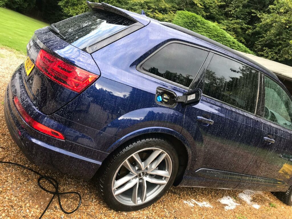 rinse off vw golf during valet by mmvaleting